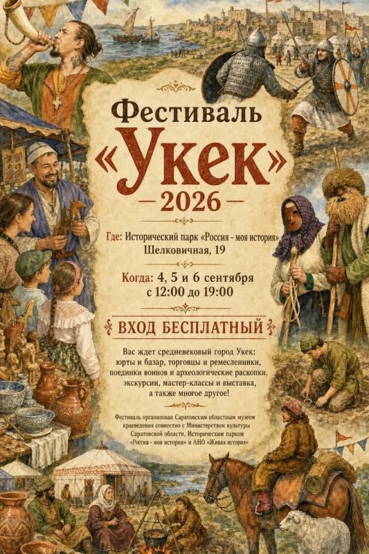 В Саратове пройдет фестиваль археологии и реконструкции "Укек"