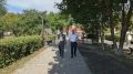 В сквере имени Вячеслава Малярова завершаются работы по благоустройству