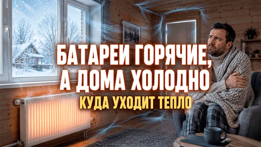 Где теряется тепло: 10 скрытых причин холода в вашем доме