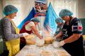 Жительницы села Даниловка Саратовской области приготовили домашнюю лапшу для бойцов