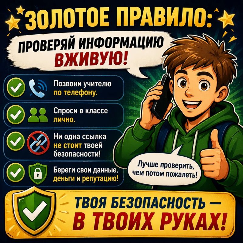 Ловите лайфхак безопасности! Ловите лайфхак безопасности!