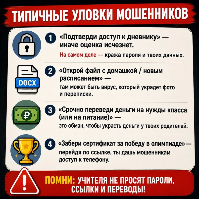 Ловите лайфхак безопасности! Ловите лайфхак безопасности!