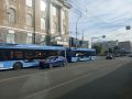В центре Саратова встали троллейбусы — подписчик "Саратов 24"