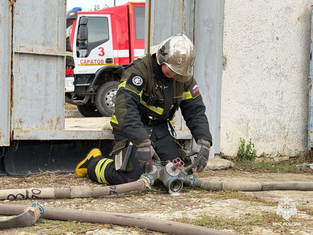 Условное ЧП на Саратовском объекте очистных сооружений Условное ЧП на Саратовском объекте очистных сооружений