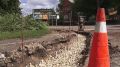 На одном из центральных участков улично-дорожной сети города обустраивают еще одну полосу