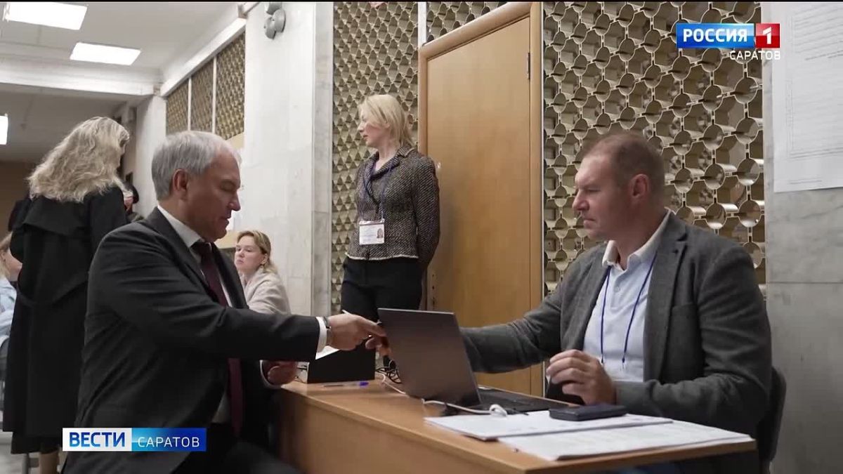 Свой выбор сделал. Вячеслав Володин принял участие в голосовании на выборах депутатов Государственной Думы, которое проходит в нашей стране