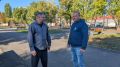 В сквере имени Вячеслава Малярова началось строительство основания под детскую площадку