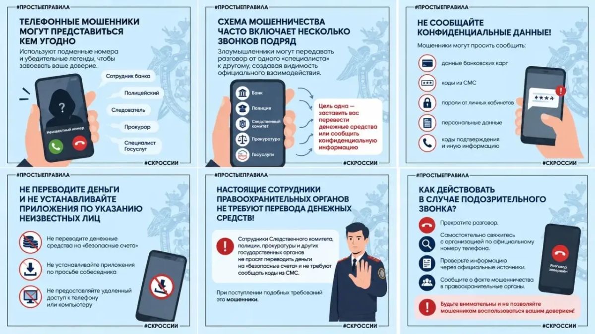 ОСТОРОЖНО: ТЕЛЕФОННЫЕ МОШЕННИКИ