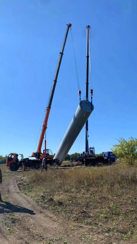 В Лысых Горах установили новую водонапорную башню В Лысых Горах установили новую водонапорную башню