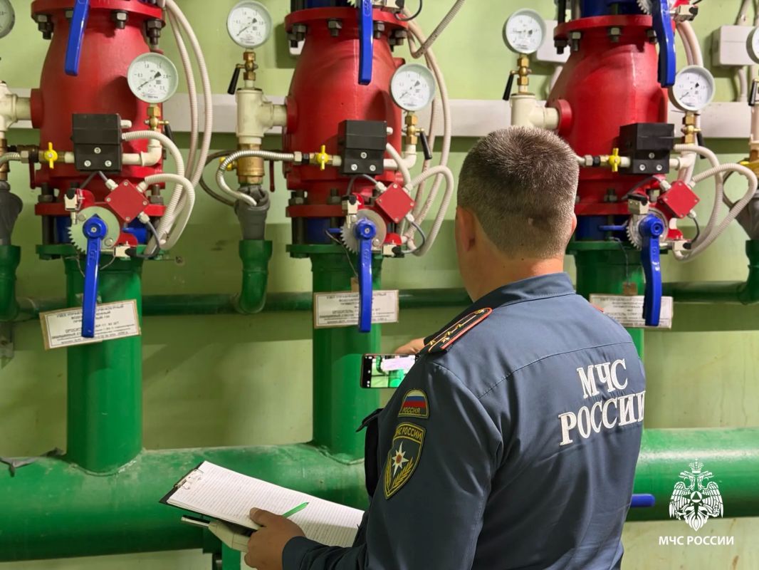 Сотрудники МЧС России провели плановую проверку пожарной безопасности Сотрудники МЧС России провели плановую проверку пожарной безопасности
