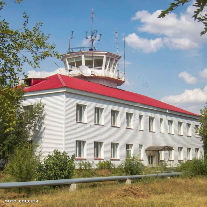 Пожар на территории Краснокутского лётного училища гражданской авиации в Саратовской области