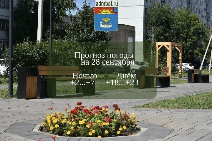 Прогноз погоды на 28 сентября 2026 года
