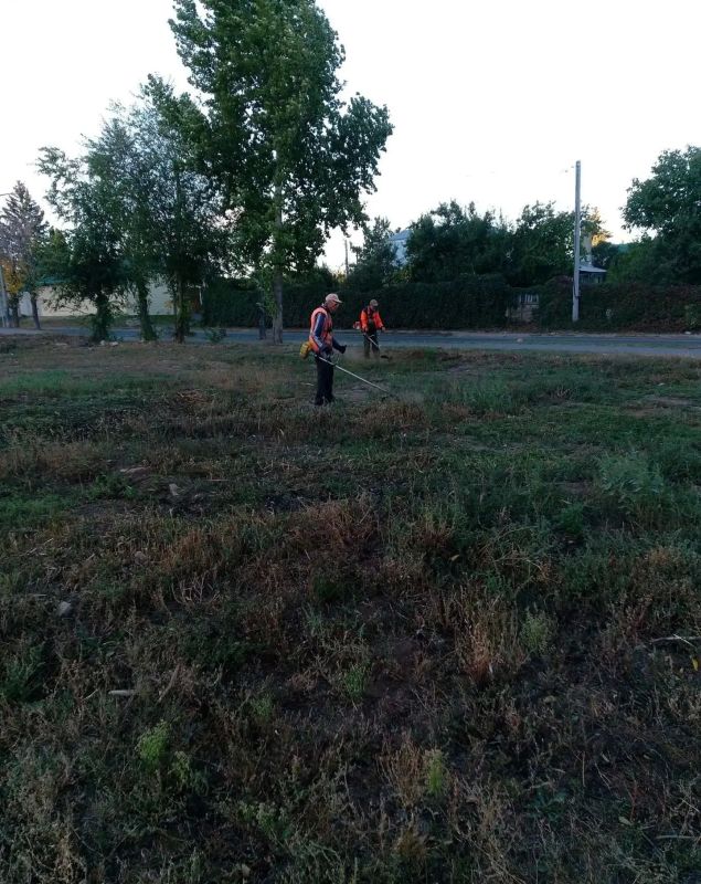 Сотрудники «Комбината благоустройства» ежедневно выполняют работы по благоустройству города Балаково Сотрудники «Комбината благоустройства» ежедневно выполняют работы по благоустройству города Балаково