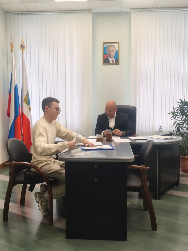 Станислав Данилов провел личный прием граждан