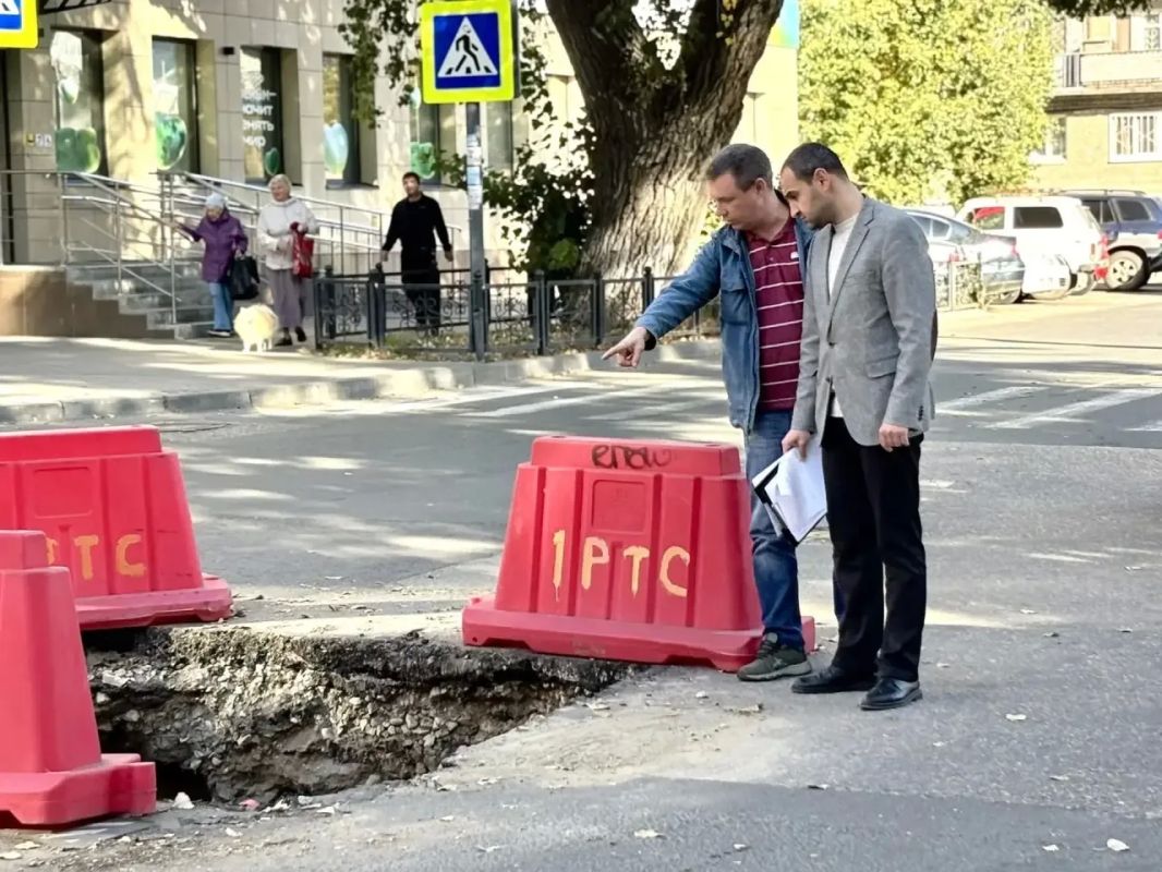 Продолжается контроль за ходом проведения земляных работ