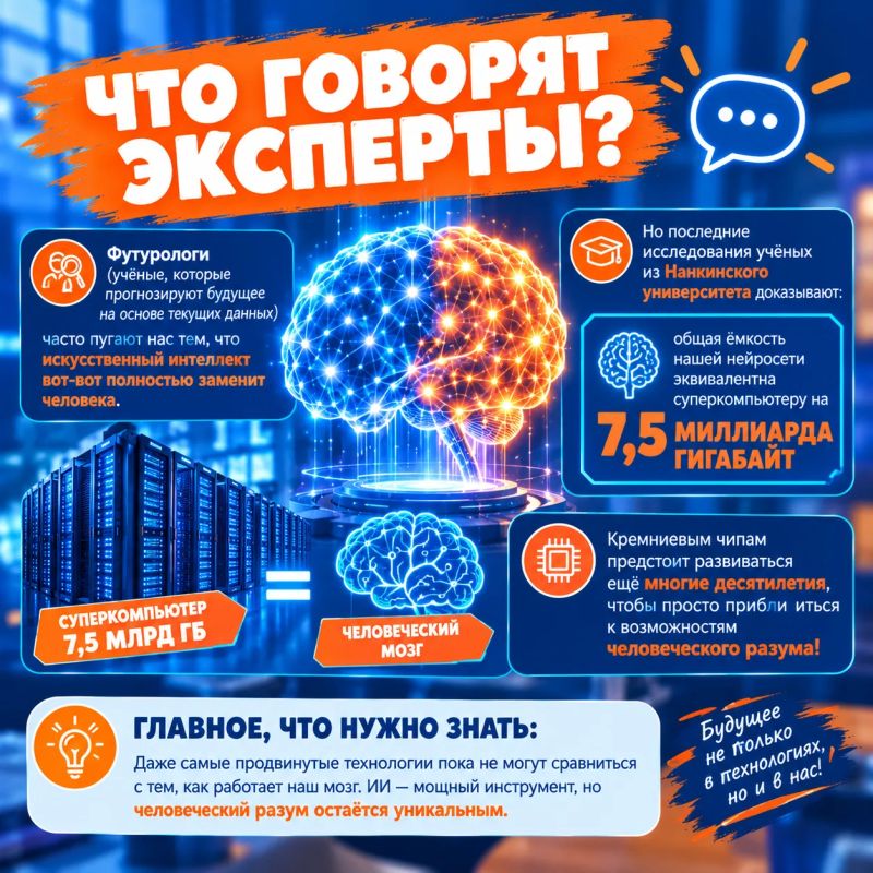 Почему ваш мозг до сих пор круче любого суперкомпьютера! Почему ваш мозг до сих пор круче любого суперкомпьютера!