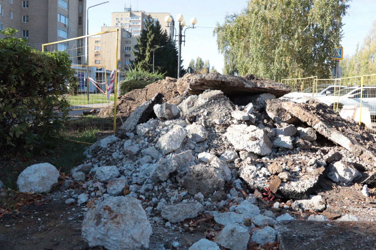 Проверили благоустройство территорий после вскрышных работ Проверили благоустройство территорий после вскрышных работ