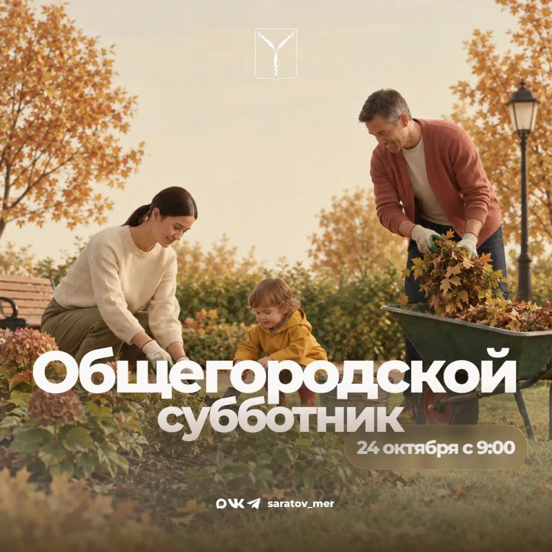 Завтра, 24 октября, состоится общегородской субботник